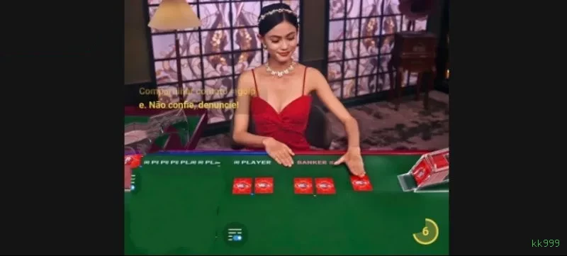 Cassino ao vivo da kk999 com dealers reais